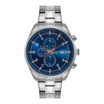 Relógio Seculus Masculino Ref: 44272g0svna1 Cronógrafo Prateado