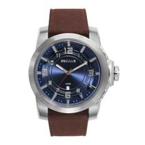Relógio Seculus Masculino Ref: 44327g0svnc1 Oversized Prateado