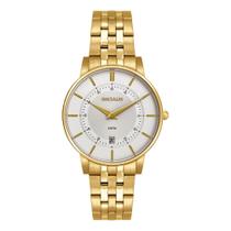 Relógio Seculus Masculino Ref: 44358gpsvda1 Slim Dourado