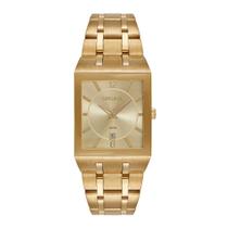 Relógio Seculus Masculino Ref: 77314gpsvda2 Retangular Dourado Relógio Seculus Masculino Ref: 77314gpsvda2 Retangular Dourado