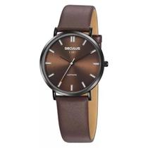 Relógio Seculus Masculino Slim Safira 35029gpsvpc1