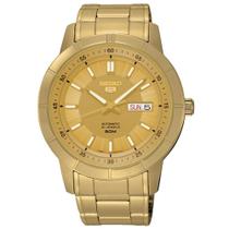 Relógio SEIKO 5 Automatic Gold Dial para homens SNKN62