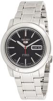 Relógio SEIKO 5 automático SNKE53J1 com mostrador preto para homens Relógio SEIKO 5 automático SNKE53J1 com mostrador preto para homens