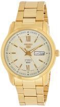 Relógio SEIKO 5 automático SNKP20J1 para homens com mostrador de champanhe Relógio SEIKO 5 automático SNKP20J1 para homens com mostrador de champanhe