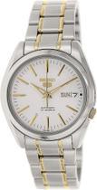 Relógio Seiko 5 SNKL47K1 Prata/Dourado em Aço Inoxidável 38mm Relógio Seiko 5 SNKL47K1 Prata/Dourado em Aço Inoxidável 38mm
