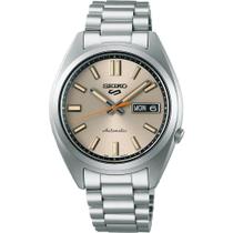 Relógio SEIKO 5 Sports SRPK91 para homens com mostrador marfim