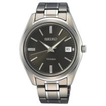 Relógio Seiko Quartz Sur375b1 G1gx Titanium 40mm Safira