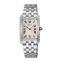Relógio SEIKO Quartz SWR083P1 branco com mostrador feminino 50m WR