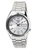 Relógio Seiko SNXS73K 5 para homens com mostrador prateado em aço inoxidável Relógio Seiko SNXS73K 5 para homens com mostrador prateado em aço inoxidável