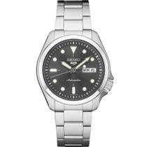 Relógio SEIKO SRPE51 5 Sports Automatic para homens com mostrador cinza