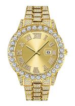 Relógio SENRUD, moda masculina, cristal, strass, quartzo Relógio SENRUD, moda masculina, cristal, strass, quartzo