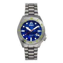 Relógio Shield Atlantis Abalone com Date 200m WR para homens Relógio Shield Atlantis Abalone com Date 200m WR para homens