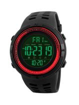 Relógio Skmei 1251 Masculino Digital Resistente Água 5ATM Cronômetro Alarme Calendário Silicone
