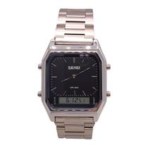 Relógio Skmei Analógico e Digital Quadrado Resistente a Água