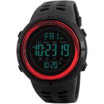 Relógio Skmei Masculino Digital Esportivo Preto com Vermelho 1251