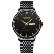 Relógio Slim Masculino Casual De Malha Ultrafina Inox