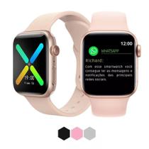 Relógio Smart Digital X8 2 Pulseiras Compátivel Android iOS Bluetooth Multi-Funções