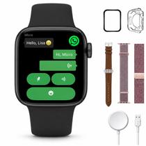 Relógio Smart Preto W11 Mini Pro Academia Caminhada Lazer Entrega Ágil