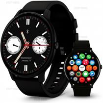 Relógio Smart Redondo Fitness com Monitor de Exercícios e Tela AMOLED Bluetooth GPS 2025