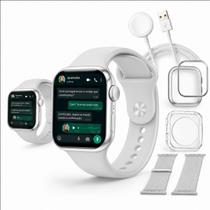 Relógio Smart S11 Prata Tela Sensível Ao Toque E Visual Moderno Pronta Entrega Relógio Smart S11 Prata Tela Sensível Ao Toque E Visual Moderno Pronta Entrega
