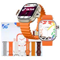 Relógio Smart Ultra 5G AI Celular de Pulso Com WhatsApp Youtube Tik Tok com 7 Pulseiras Relógio Smart Ultra 5G AI Celular de Pulso Com WhatsApp Youtube Tik Tok com 7 Pulseiras