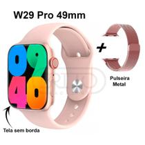 Relógio Smart Watch 9 W29 Pro 47mm Ilha Dinâmica + Pulseira Metal Milanese