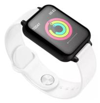 Relógio Smart Watch B57 Branco - Monitor Cardíaco e Conectividade