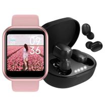 Relógio Smart Watch Digital D20 Masculino / Feminino + Fone Bluetooth Sem Fio - 01Smart