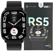 Relogio Smart Watch Haylou RS5 Tela Amoled 50mm Monitor Esportivo Android iOS Bluetooth