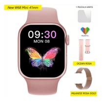 Relogio Smart Watch HW8 Serie 8 Lançamento Rosa
