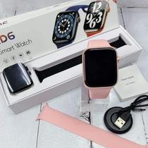 Relógio Smart watch Ld6 Feminino Masculino + Pulseira + Película + Capinha  - Smartwatch e Acessórios - Magazine Luiza
