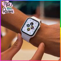 Relógio Smart watch Presente para Mãe Serie 9 Branco Masculino e Feminino à prova d'gua Master Pro