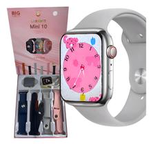 Relógio Smart watch W10 Mini 8 Pulseiras Cinza Masculino a prova d'gua envio imediato Relógio Smart watch W10 Mini 8 Pulseiras Cinza Masculino a prova d'gua envio imediato