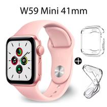 Relógio Smart Watch W59 Mini Serie 9 41mm Tela Infinita