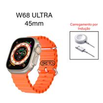 Relogio Smart watch W68+ Ultra 45mm Series 8 Indução 2023