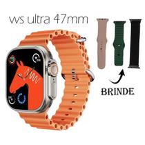 Relógio Smart Watch WS Ultra 47mm Lançamento 2024 com 4 pulseiras