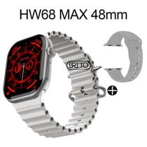 Relogio Smart Watch8 HW68 Max Tela Full 48mm + Pulseira Extra
