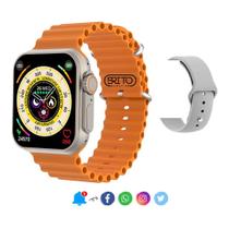Relógio Smart Watch8 HW68 Mini Ultra 41mm Serie 8 com 2 Pulseiras