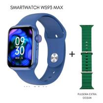 Relogio Smart Watch8 Ws93Max Series 8 44mm + Pulseira Extra Ocean