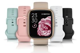 Relogio smart x watch xswuqp1003a com pulseiras