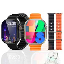 Relogio Smartwatch 9 Series Ultra Plus NFC & GPS 49mm + Película e Pulseira