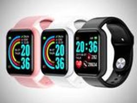 Relógio Smartwatch ABD20 Pulseira Inteligente Monitor Cardíaco Pressão Arterial cor: Preto