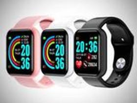 Relógio Smartwatch ABD20 Pulseira Inteligente Monitor Cardíaco Pressão Arterial cor: Preto - RTS