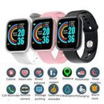 Relógio Smartwatch ABD20 Pulseira Inteligente Monitor Cardíaco Pressão Arterial cor: Preto