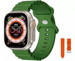 Relógio Smartwatch Amax Ultra New 2023 49mm Cor Verde