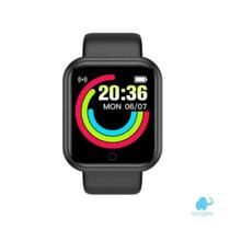 Relógio Smartwatch Android Ios Inteligente D20 Bluetooth Preto pulseira Preta