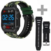 Relógio Smartwatch Blulory SV Watch - Camuflado / Preto com 2 pulseiras