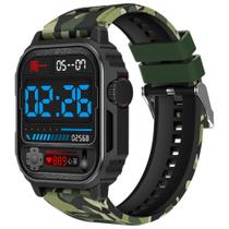 Relógio Smartwatch Blulory SV Watch - Camuflado / Preto com 2 pulseiras