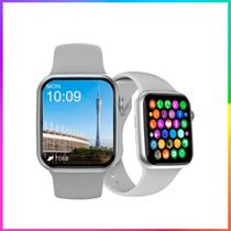 Relogio Smartwatch Branco Feminino Serie 9 Para Samsung Android e IOS