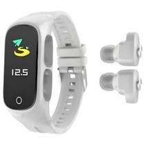 Relógio Smartwatch com Fone Embutido 2 em 1 N8 Branco - Nelson